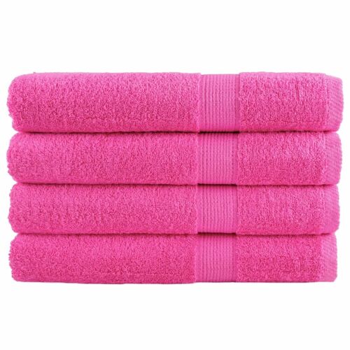 Vidaxl Serviettes De Qualité Supérieure Solund 4 Pcs Rose 600 G/M²