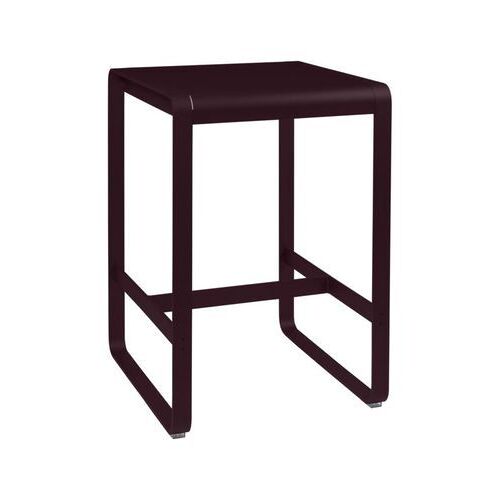 Fermob - Table Haute Bellevie - B9 Cerise Noire - 74 X 80 Cm - Rouge