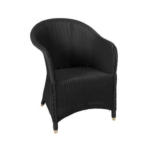 Kok Maison - Chaise Lloyd Loom Josephine - Noir
