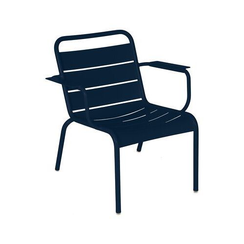 Fermob - Fauteuil Lounge Luxembourg - 92 Bleu Abysse - Bleu