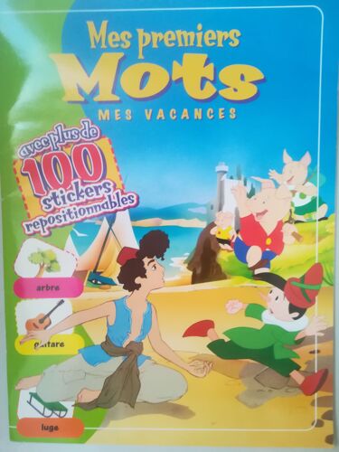 Mes Premiers Mots Mes Vacances Avec Plus De 100 Stickers Repositionnables