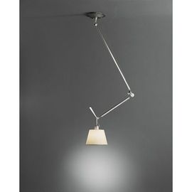 Artemide - Suspension Tolomeo Decentrata - Parchemin - Ø 24 - Beige