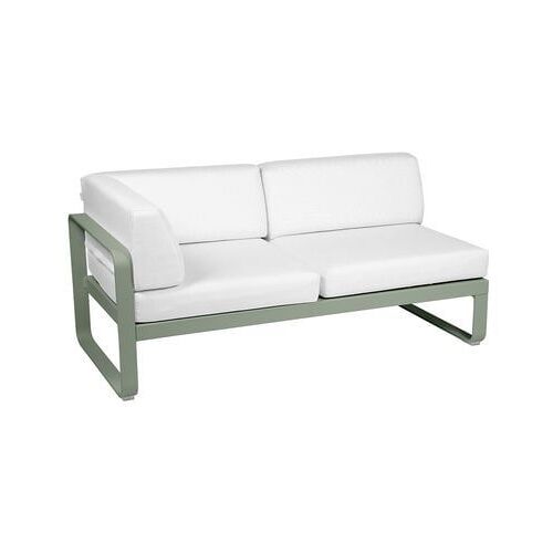 Fermob - Module D'angle Gauche Bellevie - 82 Cactus Mat - Blanc Grisé - Vert
