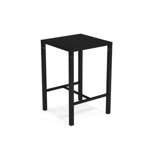 Emu - Table Mange-Debout Nova Carrée - Noir - 70 X 70 Cm - Noir