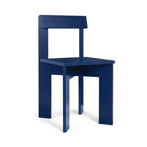 Chaise de salle à manger Ark - hêtre/bleu