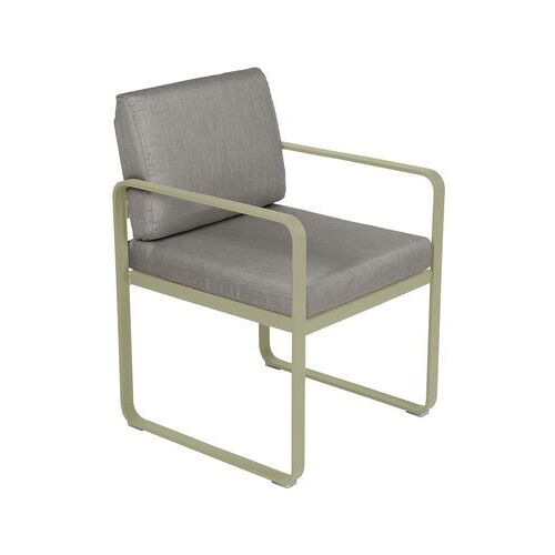Fermob - Fauteuil Lounge Bellevie - 65 Vert Tilleul - B8 Gris Taupe - Vert