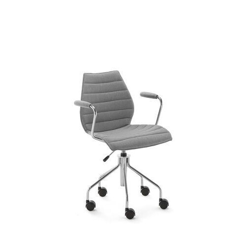Chaise rotative avec accoudoirs Maui Soft - gris