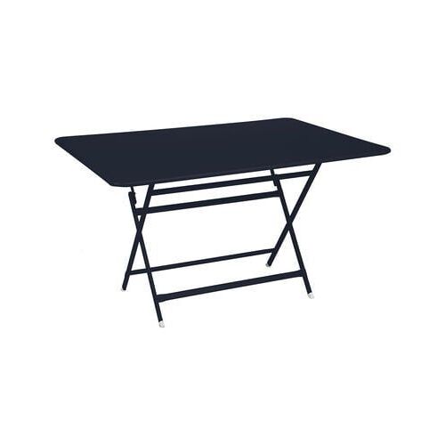 Fermob - Table Pliante Caractère - 92 Bleu Abysse - 128 X 90 Cm - Bleu