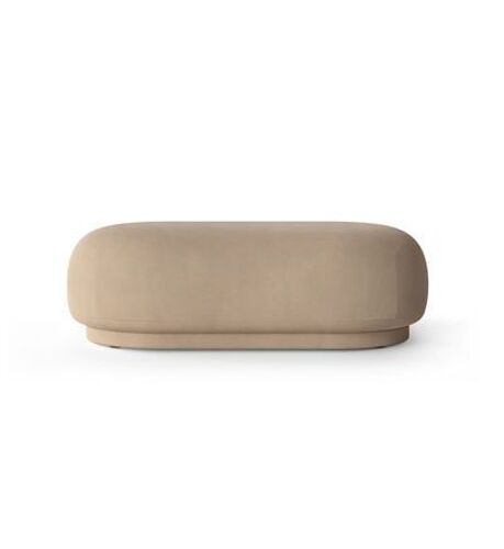 Ferm LIVING - Ottoman Rico - sand (Brushed) - Beige