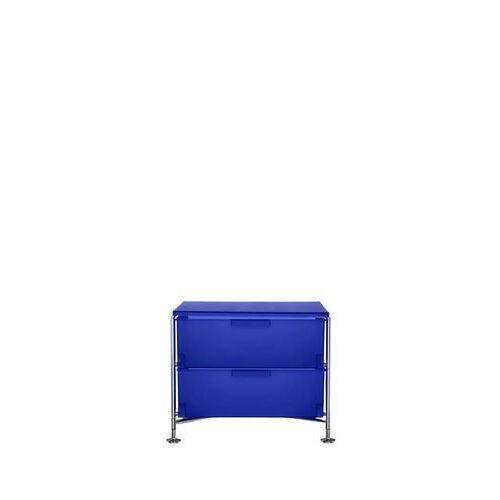 Kartell - Caisson Mobil 2 - bleu cobalt - avec pied - Bleu