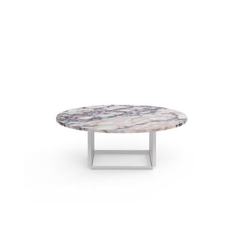 Table basse Florence - marbre blanc viola
