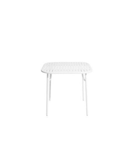 Table carrée Week-End - blanc