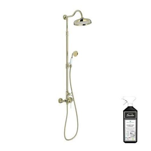 Jacob Delafon - Colonne de douche JACOB DELAFON ClÃ©eo 1889 Or beige + nettoyant Briochin  - Jaune