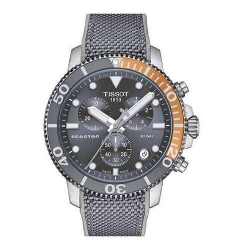 Tissot - Montre Homme Seastar Gris T1204171708101 - Argenté