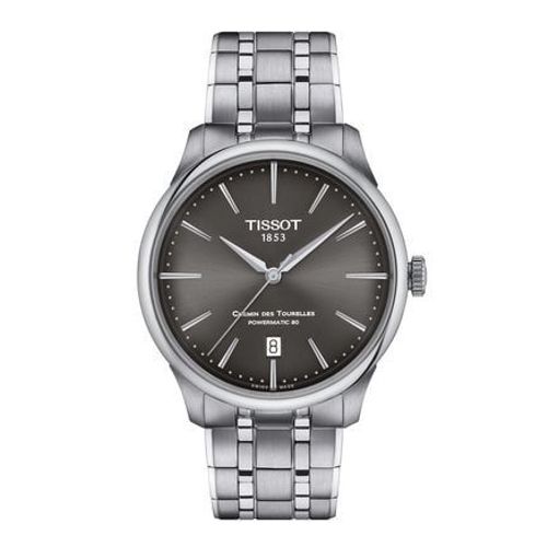 Tissot - Montre Homme Chemin Des Tourelles Gris T1398071106100  - Argentã©