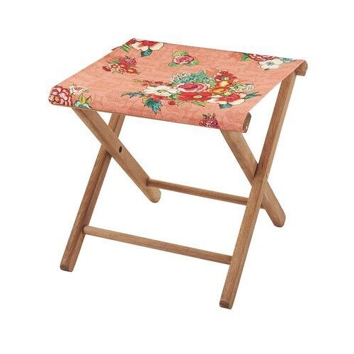 Vent De Bohã¿Me - Tabouret Pliant Hãªtre Lasurã© Hanami  - Rose