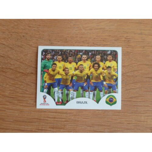 Image Panini 2018 Fifa World Cup Russie N°353 Équipe -Brésil-