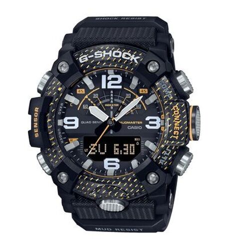 G-Shock Premium - Montre Connectã©E Homme Mudmaster Gg-B100y-1aer  - Noir