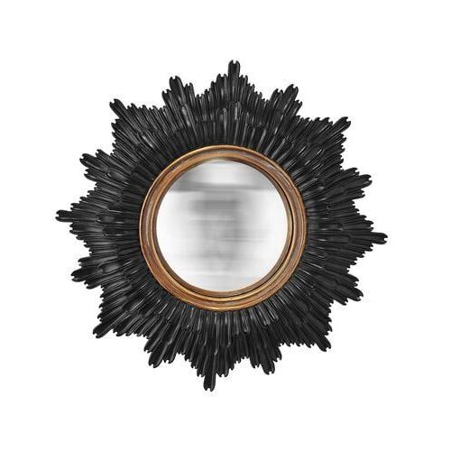 Miroir soleil convexe doré 24cm