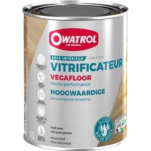 Owatrol - Vitrificateur PU monocomposant incolore pour trafic normal - VEGAFLOOR SATIN  - Beige