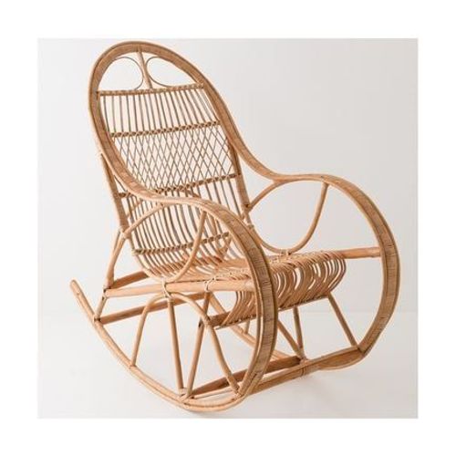 Kok Maison - Rocking Chair En Osier Sans Coussin  - Marron
