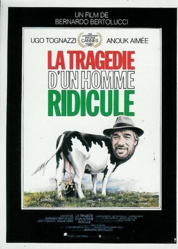 La Tragédie D'un Homme Ridicule (La Tragedia Di Un Uomo Ridicolo) - Véritable Affiche De Cinéma Pliée - Format 40x60 Cm - De Bernardo Bertolucci Avec Ugo Tognazzi, Anouk Aimée - 1981