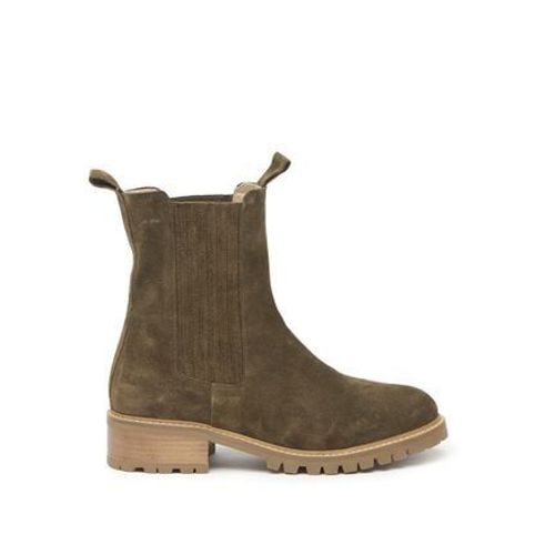 M Moustache Bottines Plates Dorianne Vert