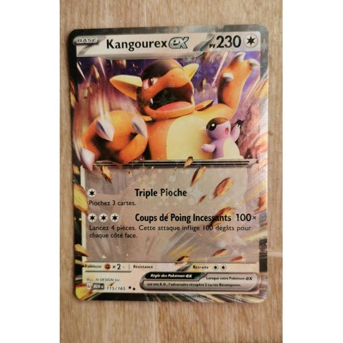 Kangourex Ex 115/165 Ultra Rare Pokemon 151