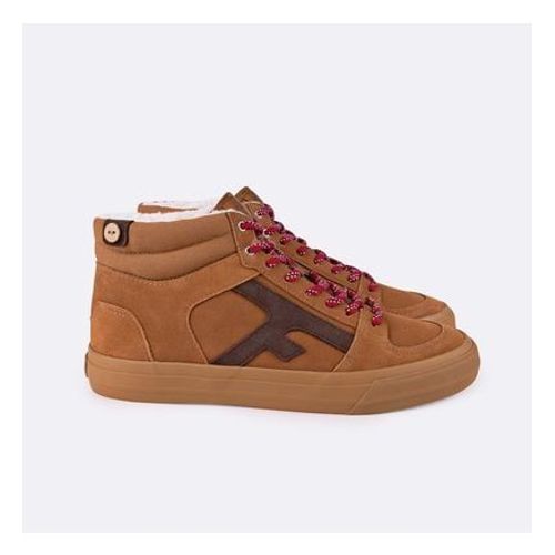 Faguo Tennis Suã¿de Et Coton Walnut Mid Marron