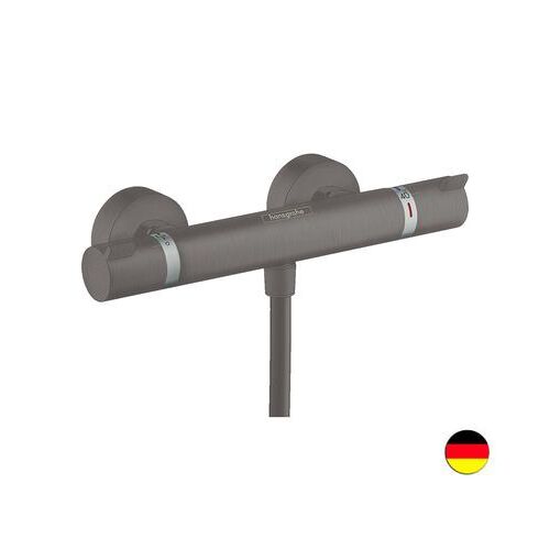 Hansgrohe - Mitigeur douche thermostatique HANSGROHE Ecostat Comfort noir chromÃ© brossÃ©  - Noir