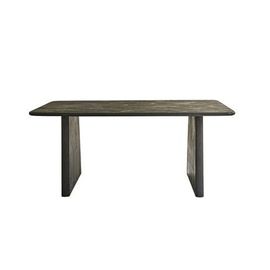 Bois Dessus Bois Dessous - Lucky Table En Manguier Massif Noire 8 Pers.  - Noir