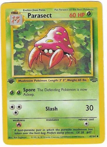 Parasect 41/64 Edition 1 - 60 Hp - Wizards : Jungle