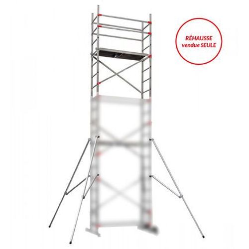 Réhausse échafaudage roulant pour escalier avec montage rapide 4,8m/6,8m Hailo Fast & Lock 7