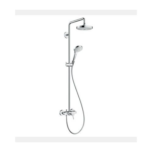 Hansgrohe - Colonne de douche mÃ©canique HANSGROHE Croma Select S 180 blanc et chromÃ©  - Blanc
