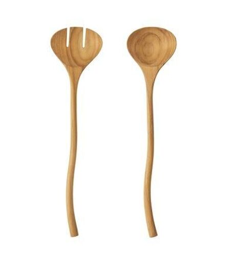 Couverts À Salade Bois Bloomingville Sidra