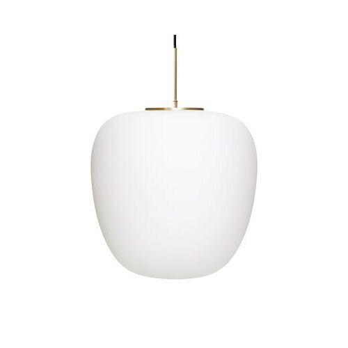 Hubsch - Grande Suspension En Verre Blanc Muse  - Blanc