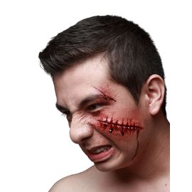 Fausse Blessure Points De Sutures Adultes Halloween