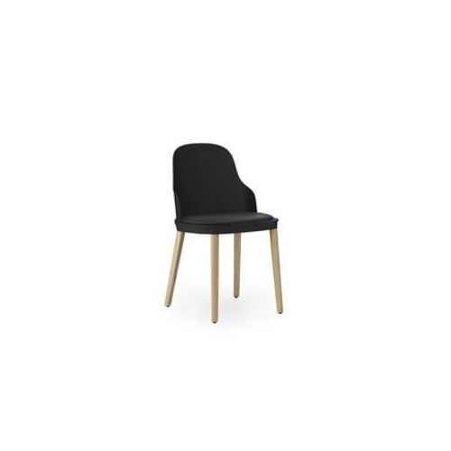 Chaise Allez Cuir Ultra Chêne - Noir