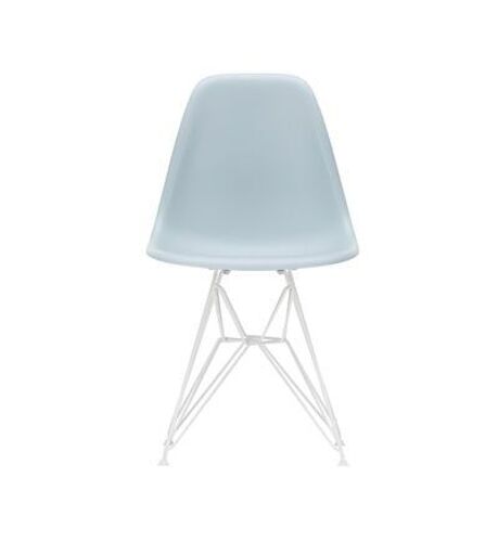 DSR Eames Plastic Side Chair - Patins en feutre pour sols durs blancs - blanc - gris polaire RE - Patins en feutre pour sols durs blancs - gris polaire RE