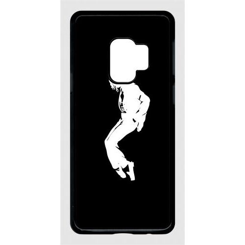 Coque galaxy s9 - silhouette michael jackson moonwalk - noir