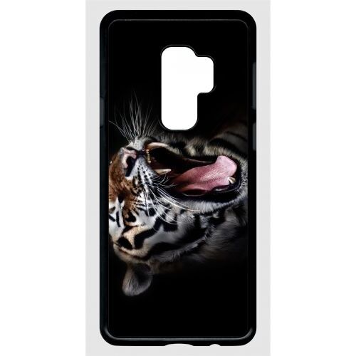 Coque Galaxy S9+ - Tete De Tigre Sauvage - Noir