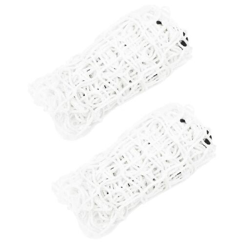 vidaXL Filets à foin 2 pcs rectangulaire blanc 90x60 cm PP