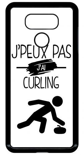 Coque Lg G6 - J Peux Pas J Ai Curling 1 - Noir