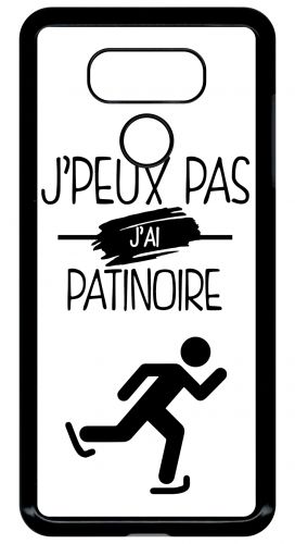 Coque Lg G6 - J Peux Pas J Ai Patinoire 1 - Noir