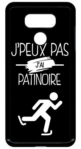 Coque Lg G6 - J Peux Pas J Ai Patinoire 2 - Noir