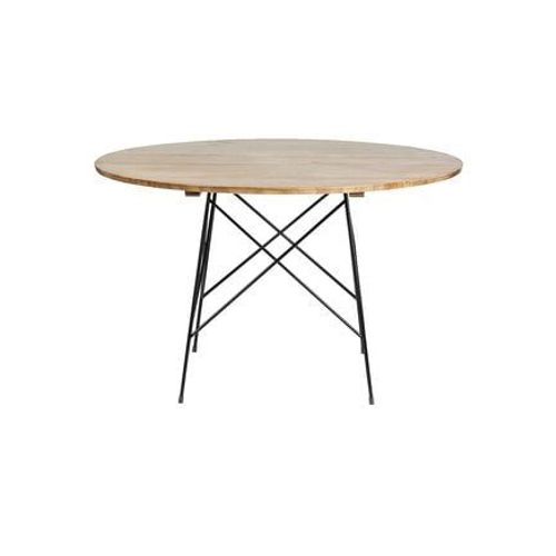 Tilo Table En Mindi Massif Finition Naturelle 4 Pers.