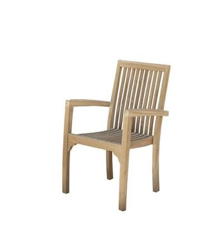 Malte Fauteuil De Jardin En Teck Massif