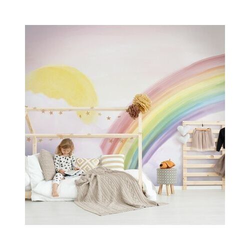 99Deco - Papier Peint Panoramique L336xH270cm Dans les nuages  - Multicolore