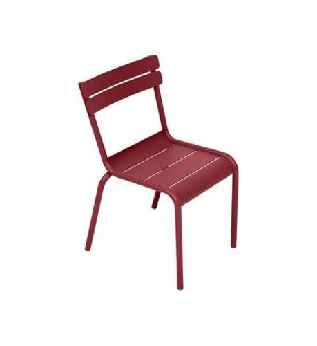 Fermob - Chaise enfant LUXEMBOURG - 43 chili mat  - Rouge
