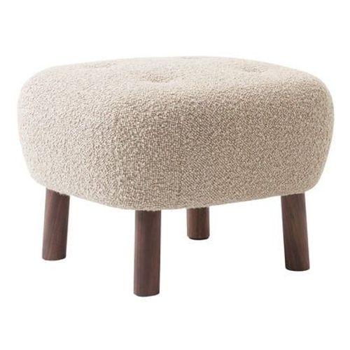 Andtradition - Little Petra Atd1 Pouf - Karakorum 003 - Noyer Huilã©  - Beige